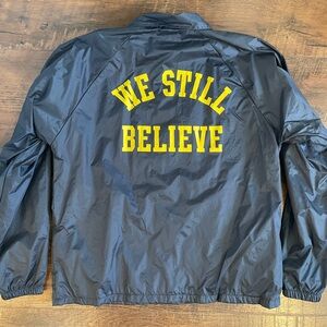 STYG Band Merch Navy Windbreaker Jacket Stick to Your Guns